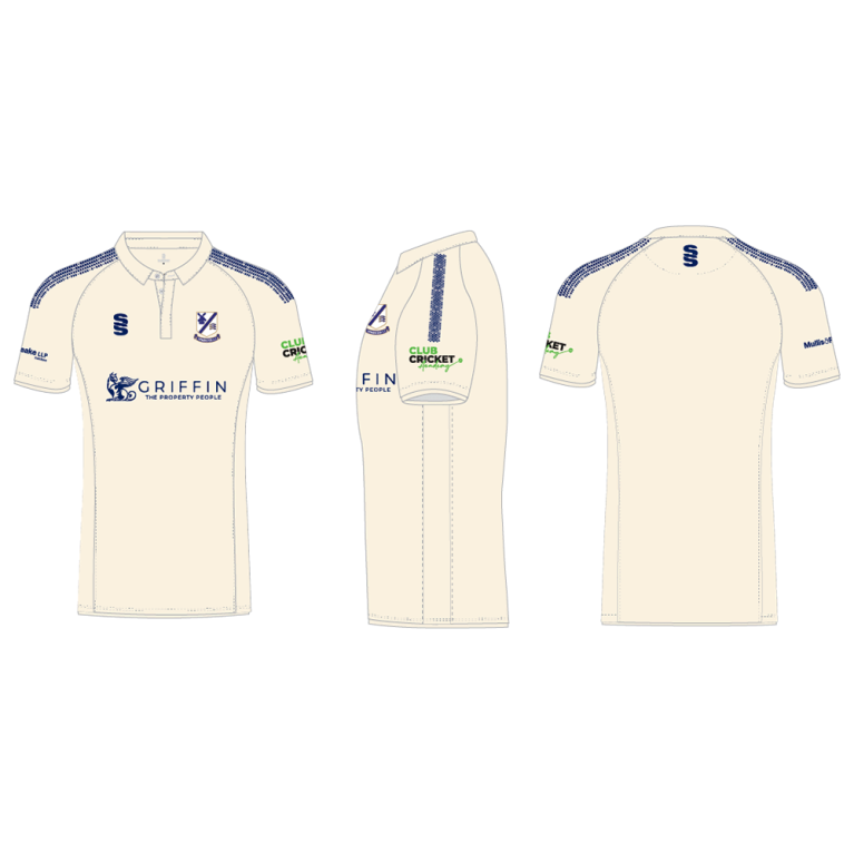 Upminster CC - White Short Sleeved Polo - Men's Fit