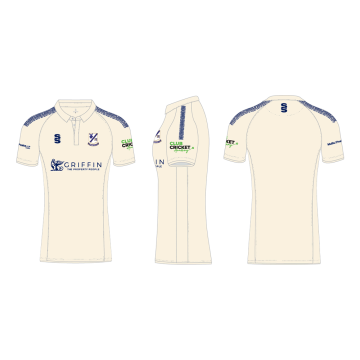 Upminster CC - White Short Sleeved Polo - Women's Fit