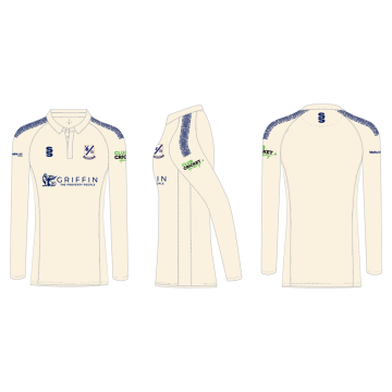 Upminster CC - White Long Sleeved Polo - Women's Fit