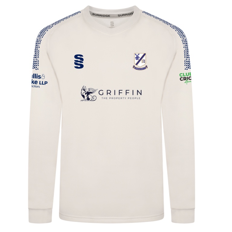 Upminster CC - Blast Long Sleeve Cricket Sweater - Men's/Unisex Fit