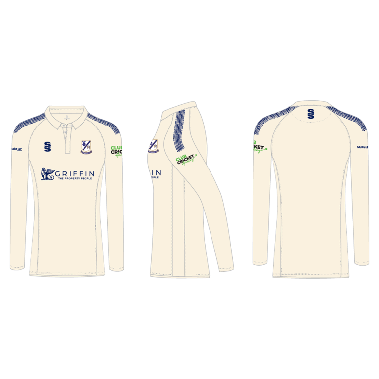 Upminster CC - White Long Sleeved Polo - Women's Fit