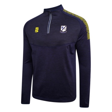 Upminster CC - 1/4 Zip Dual Performance Top - Navy - Unisex Fit