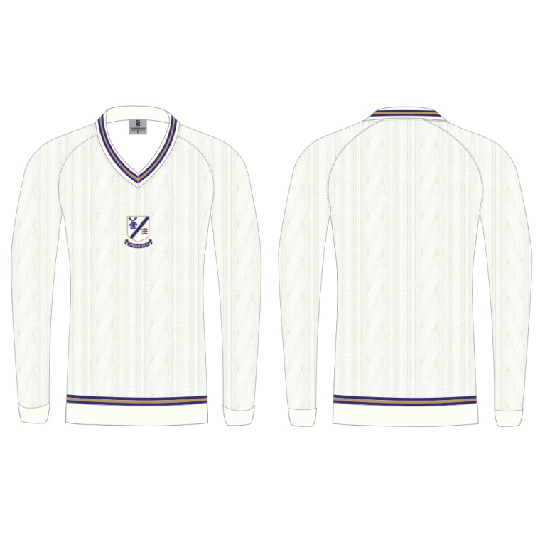 Upminster CC -  Long Sleeved 50/50 Cable Knit Sweater - Unisex Fit