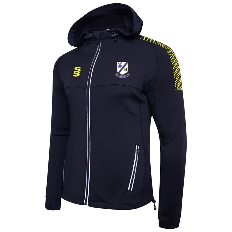 Upminster Cricket Club Navy Dual Full Zip Hoody - Leisurewear